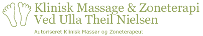 Ulla Theil Nielsen Klinisk Massage og Zoneterapi logo