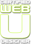 Certified WEB U Designer logo