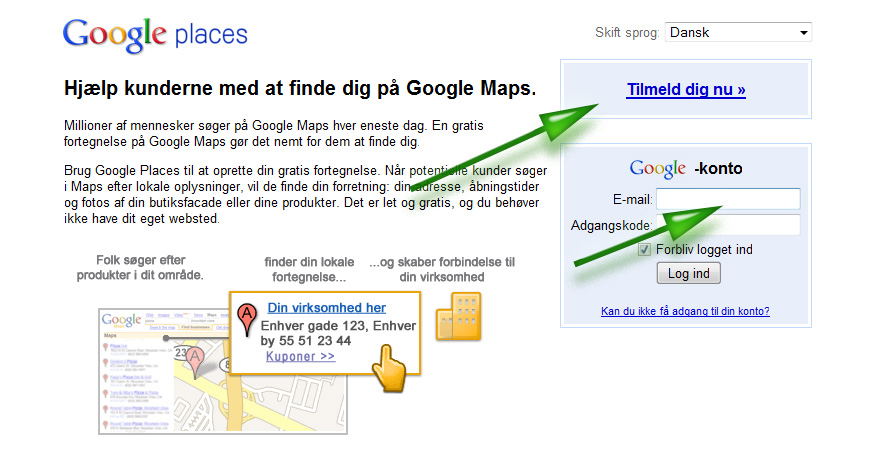 Google map eksempel #3